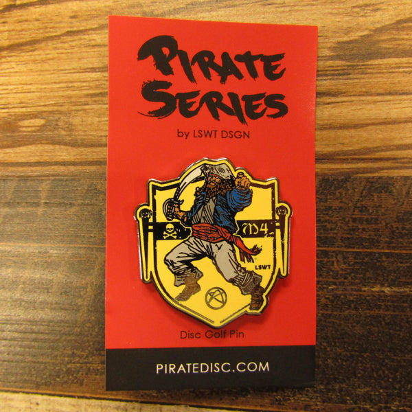 Pirate Series Male Pirate Deckhand Disc Golf Pin