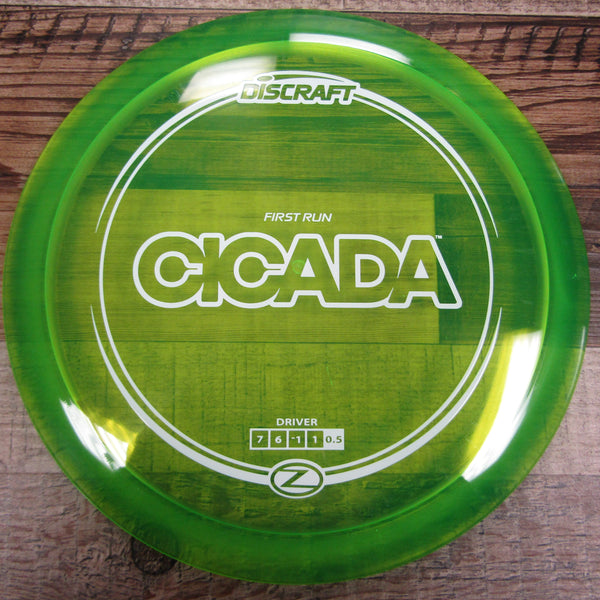 Discraft First Run Cicada Z Line Driver Disc Golf Disc 170-172 Grams Green