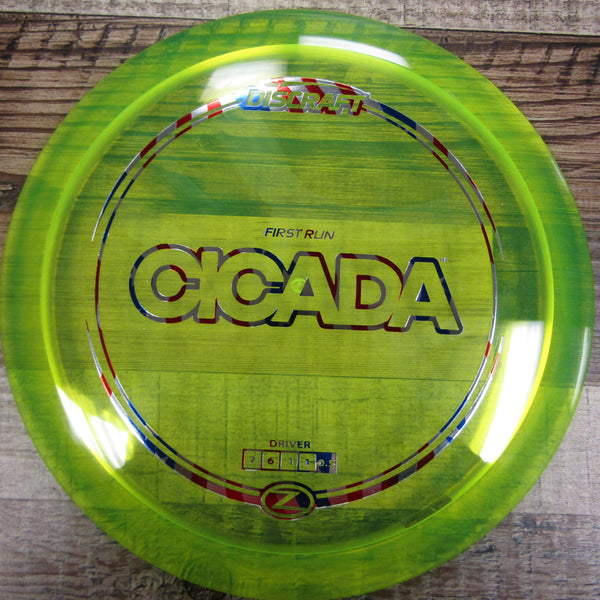 Discraft First Run Cicada Z Line Driver Disc Golf Disc 175-176 Grams Yellow