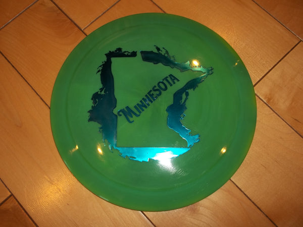 Prodigy D3 400 Spectrum Custom Minnesota Stamp Distance Driver Disc 174 Grams Green