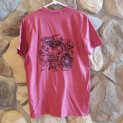 Warrior Shirt Adult Medium Antique Heliconia Pink