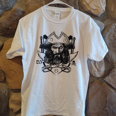 Pirate Shirt Youth XL White