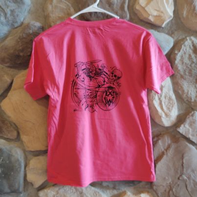 Warrior Shirt Youth Large Heliconia Pink