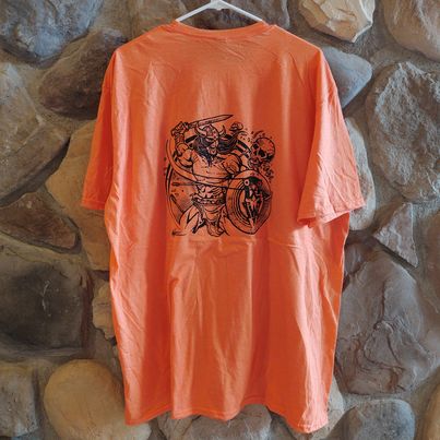 Warrior Shirt Adult 2XL Heather Orange