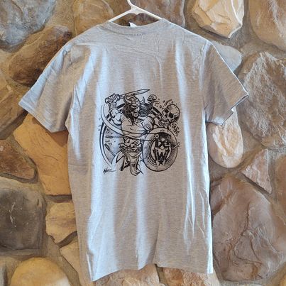 Warrior Shirt Adult Medium Sport Gray