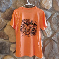 Warrior Shirt Adult Small Heather Orange