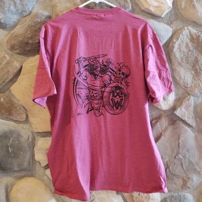 Warrior Shirt Adult XL Antique Heliconia Pink
