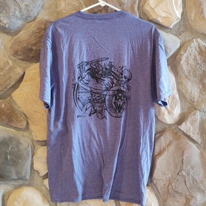 Warrior Shirt Adult Large Heather Purple