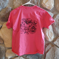 Warrior Shirt Youth Medium Heliconia Pink