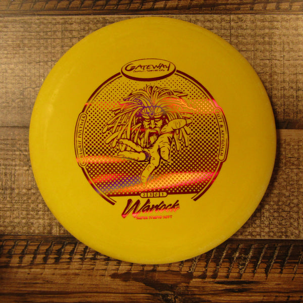Gateway Warlock Suregrip Super Stupid Soft Putt & Approach Disc Golf Disc 175 Grams Yellow