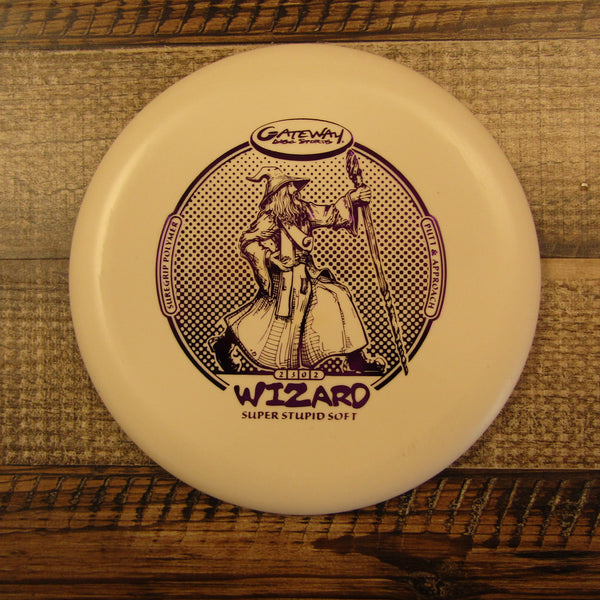 Gateway Wizard Suregrip Super Stupid Soft Putt & Approach Disc Golf Disc 176 Grams White Tan