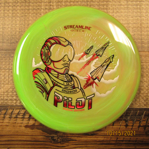 Streamline Pilot Neutron Special Edition Putt & Approach Disc Golf Disc 174 Grams Green Orange