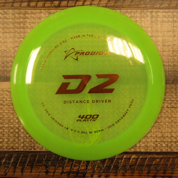 Prodigy D2 400 Distance Driver Disc 174 Grams Green Yellow
