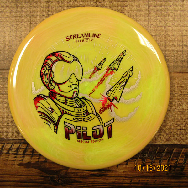 Streamline Pilot Neutron Special Edition Putt & Approach Disc Golf Disc 174 Grams Yellow Orange Green