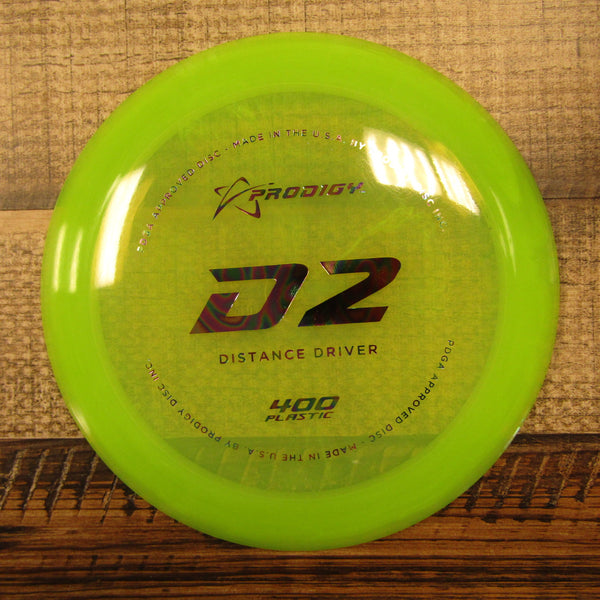 Prodigy D2 400 Distance Driver Disc 174 Grams Green Yellow