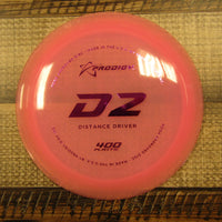 Prodigy D2 400 Distance Driver Disc 174 Grams Pink