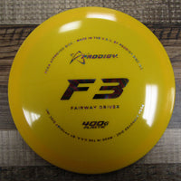 Prodigy F3 400G Fairway Driver Disc Golf Disc 174 Grams Orange