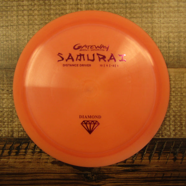 Gateway Samurai Diamond Distance Driver Disc Golf Disc 176 Grams Orange