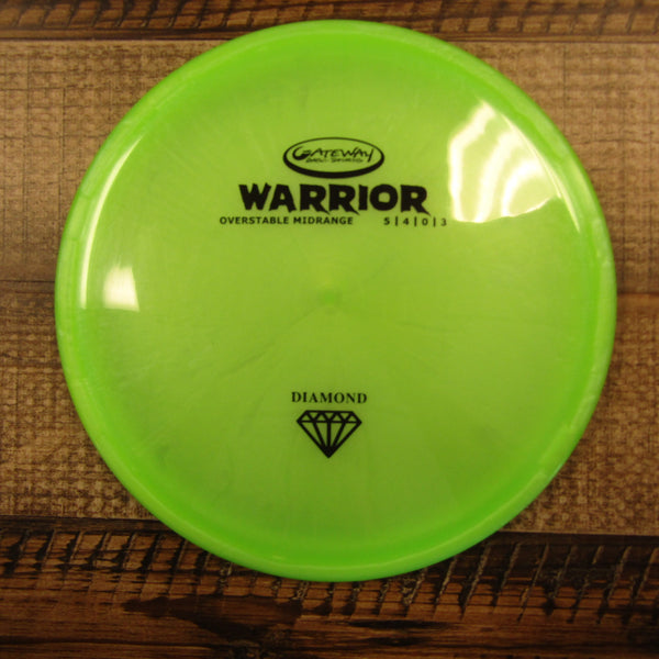 Gateway Warrior Diamond Midrange Disc Golf Disc 176 Grams Green