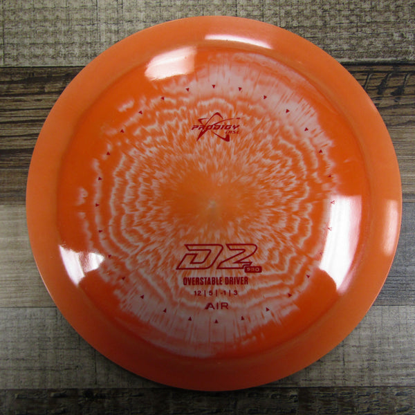 Prodigy D2 Pro Air Spectrum Driver Disc Golf Disc 157 Grams Orange