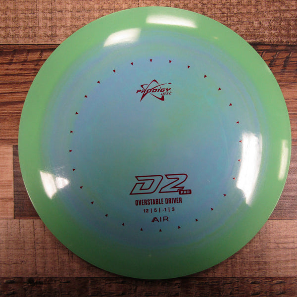 Prodigy D2 Pro Air Spectrum Driver Disc Golf Disc 157 Grams Green Blue