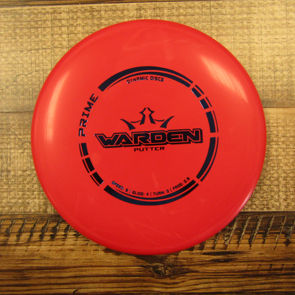 Dynamic Discs Warden Prime Putter Disc Golf Disc 174 Grams Red