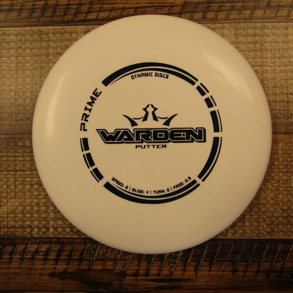 Dynamic Discs Warden Prime Putter Disc Golf Disc 174 Grams White