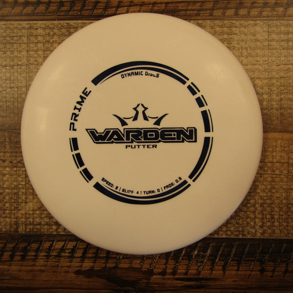 Dynamic Discs Warden Prime Putter Disc Golf Disc 173 Grams White