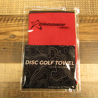 Red Prodigy Microfiber Disc Golf Towel 12” x 19”