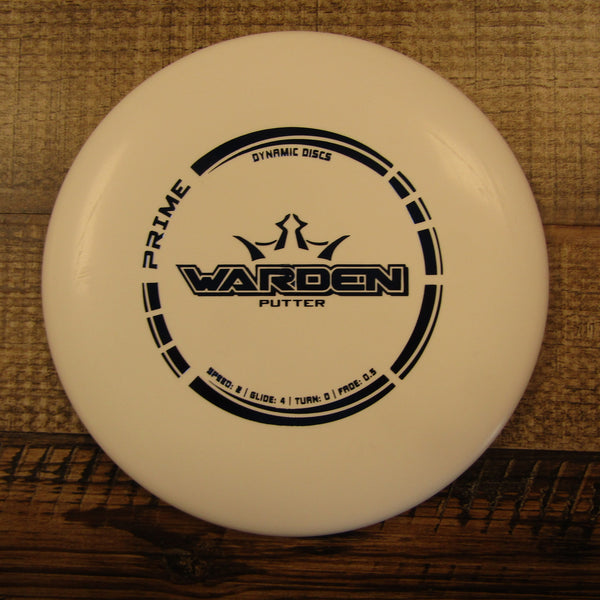 Dynamic Discs Warden Prime Putter Disc Golf Disc 174 Grams White