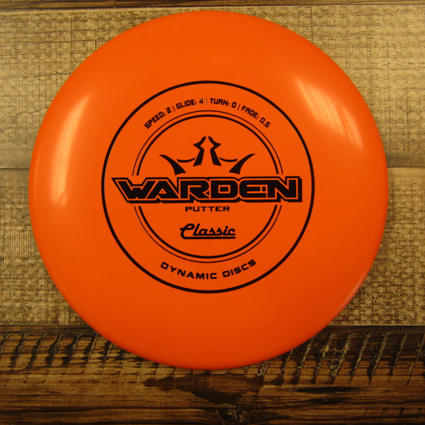Dynamic Discs Warden Classic Putter Disc Golf Disc 173 Grams Orange