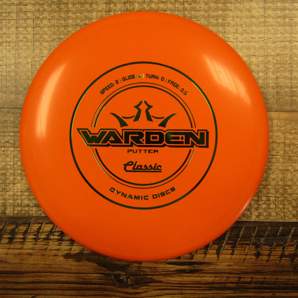 Dynamic Discs Warden Classic Putter Disc Golf Disc 173 Grams Orange