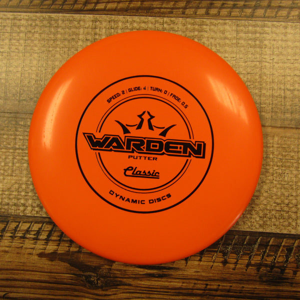 Dynamic Discs Warden Classic Putter Disc Golf Disc 173 Grams Orange