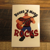 Paul Bunyan Books N More Rocks Sticker