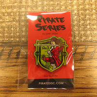 Pirate Series Female Pirate Disc Golf Pin