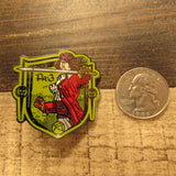 Pirate Series Female Pirate Disc Golf Pin