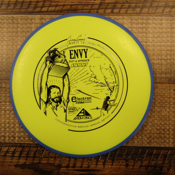 Axiom Envy Electron Firm James Conrad 2021 World Champion Putt & Approach Disc Golf Disc 174 Grams Yellow Blue