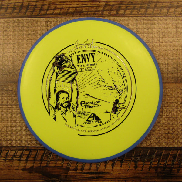 Axiom Envy Electron Firm James Conrad 2021 World Champion Putt & Approach Disc Golf Disc 175 Grams Yellow Blue