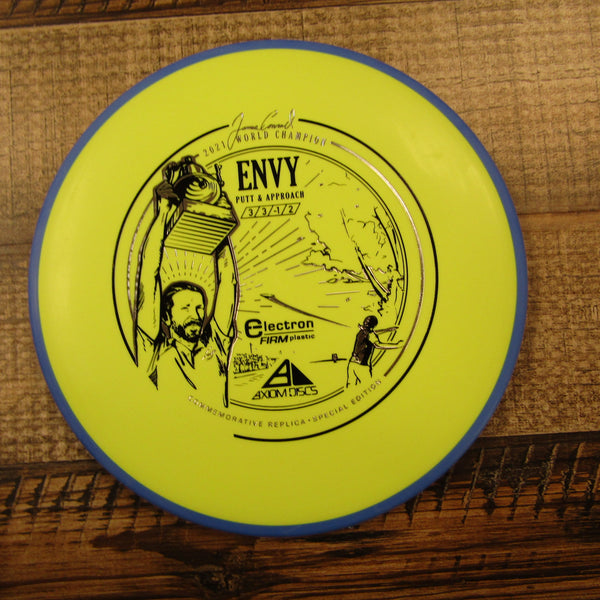 Axiom Envy Electron Firm James Conrad 2021 World Champion Putt & Approach Disc Golf Disc 175 Grams Yellow Blue