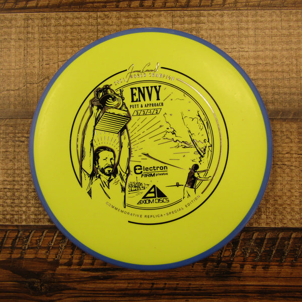 Axiom Envy Electron Firm James Conrad 2021 World Champion Putt & Approach Disc Golf Disc 173 Grams Yellow Blue