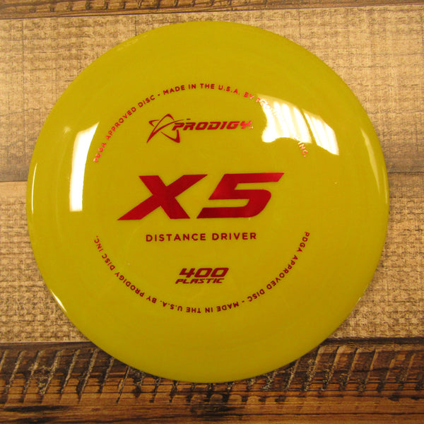 Prodigy X5 400 Distance Driver Disc 171 Grams Yellow Green