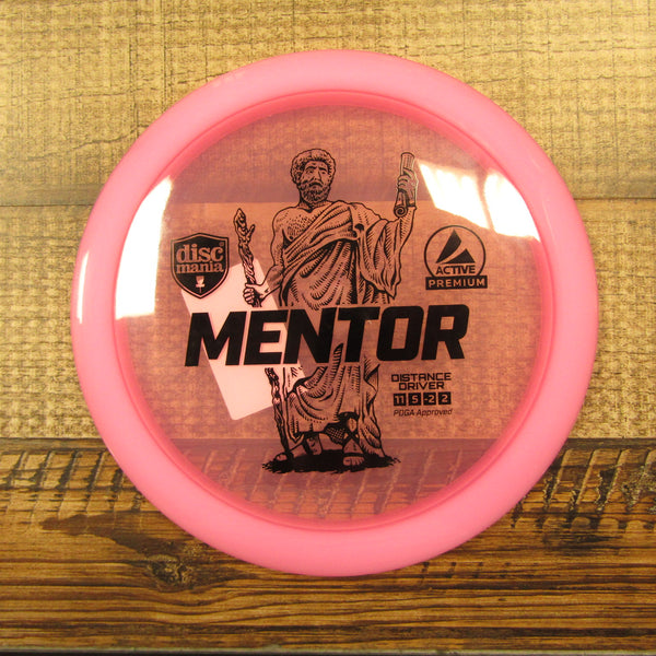 Discmania Mentor Active Premium Distance Driver Disc Golf Disc 174 Grams Pink