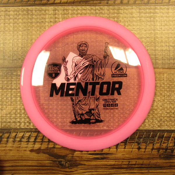 Discmania Mentor Active Premium Distance Driver Disc Golf Disc 173 Grams Pink