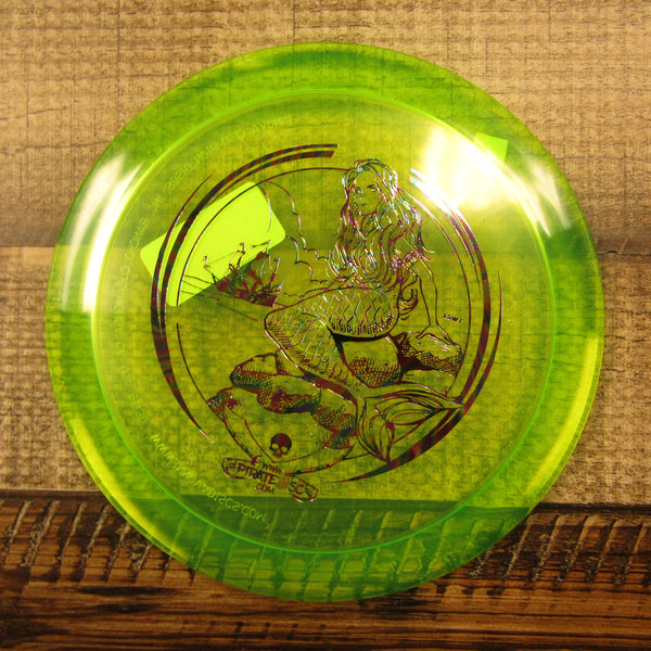 Innova Firebird Champion Pirate Mermaid Distance Driver Disc Golf Disc 173 Grams Green Yellow