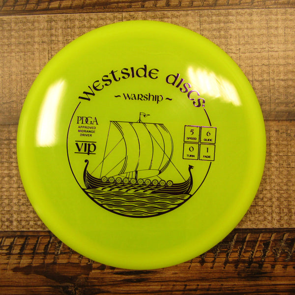 Westside Warship VIP Midrange Disc Golf Disc 173 Grams Yellow
