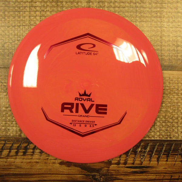 Latitude 64 Rive Royal Grand Distance Driver Disc Golf Disc 173 Grams Orange Red