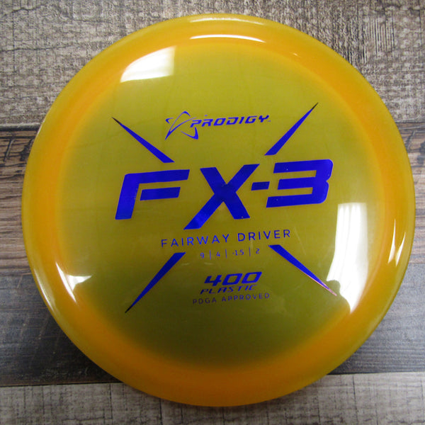 Prodigy FX-3 400 Fairway Driver Disc 174 Grams Yellow
