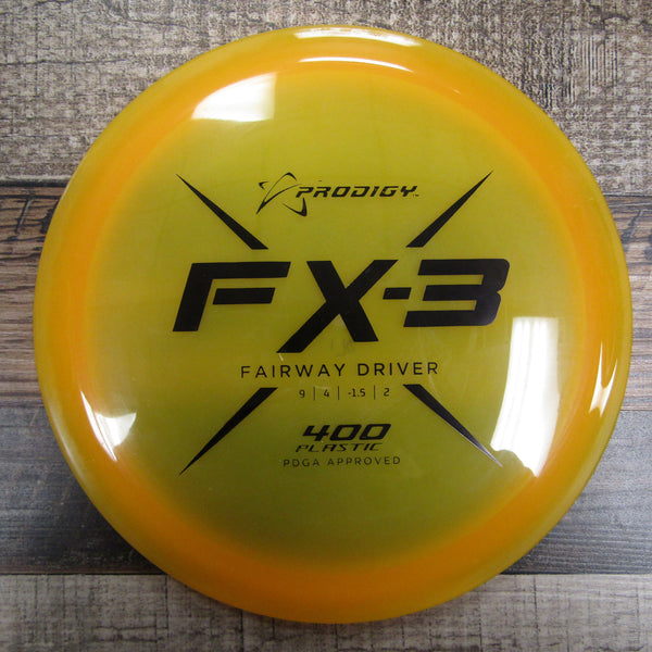 Prodigy FX-3 400 Fairway Driver Disc 174 Grams Yellow