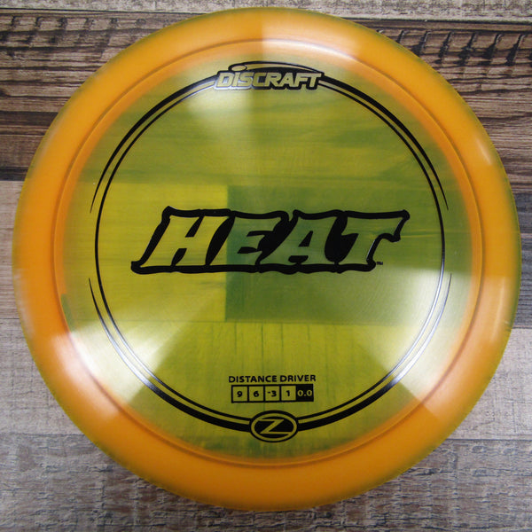 Discraft Heat Z Line Distance Driver Disc Golf Disc 173-174 Grams Orange Yellow