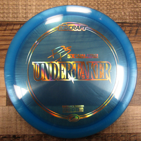 Discraft Undertaker Z Line Paige Pierce 5X World Champion Distance Driver Disc Golf Disc 173-174 Grams Blue